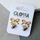 Серьги Heart & Bow Earrings С-0022 фото 2